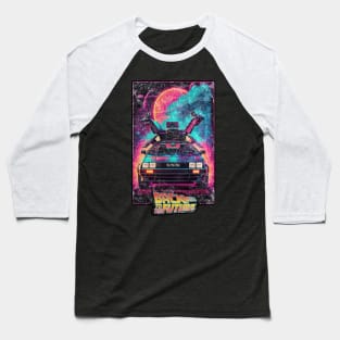 Back To The Future Delorean Vintage Modern Baseball T-Shirt